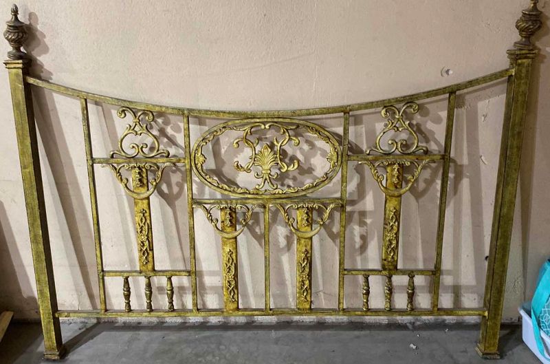 Photo 1 of ANTIQUED IRON HEADBOARD 60” x 46”