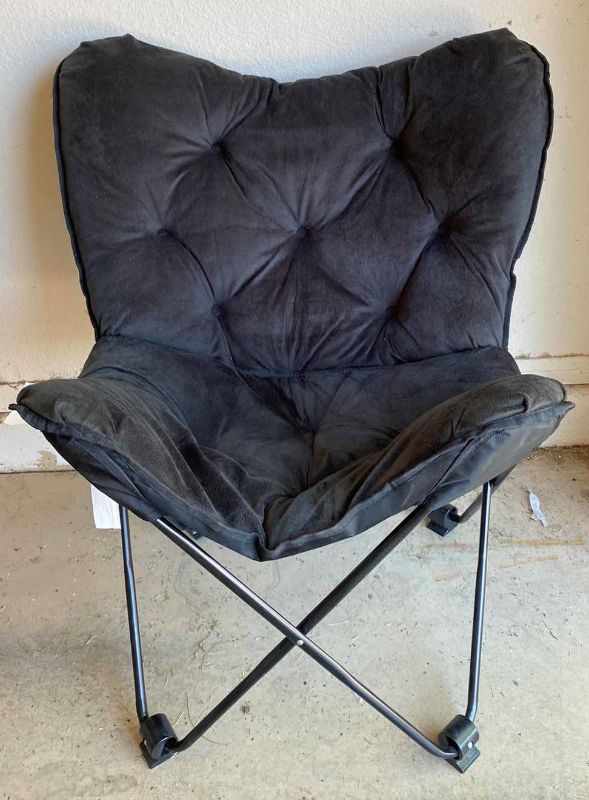 Photo 1 of FOLDING CHAIR WITH BLACK COVER