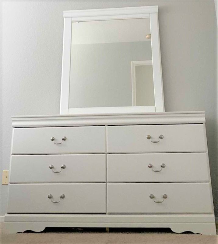 Photo 1 of ASHLEY FURNITURE DRESSER AND MIRROR 
60” x 16“  H 32”