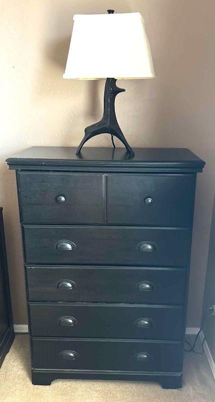 Photo 1 of CHEST OF DRAWERS (LAMP SOLD SEPARATELY) 32” x 16” x 45 1/2”