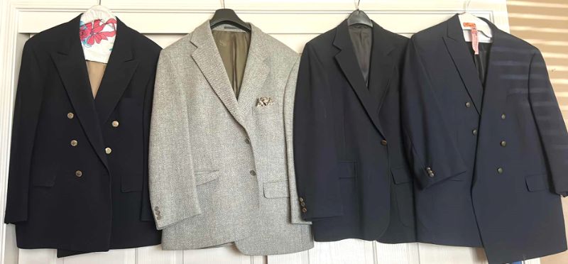 Photo 1 of FOUR MENS SPORTS JACKETS MOSTLY 46/48