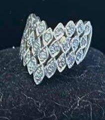 Photo 1 of FINE JEWELRY- 14K DIAMOND RING ESTIMATED SIZE 5-6