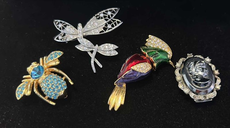 Photo 1 of COSTUME JEWELRY- 4 PINS