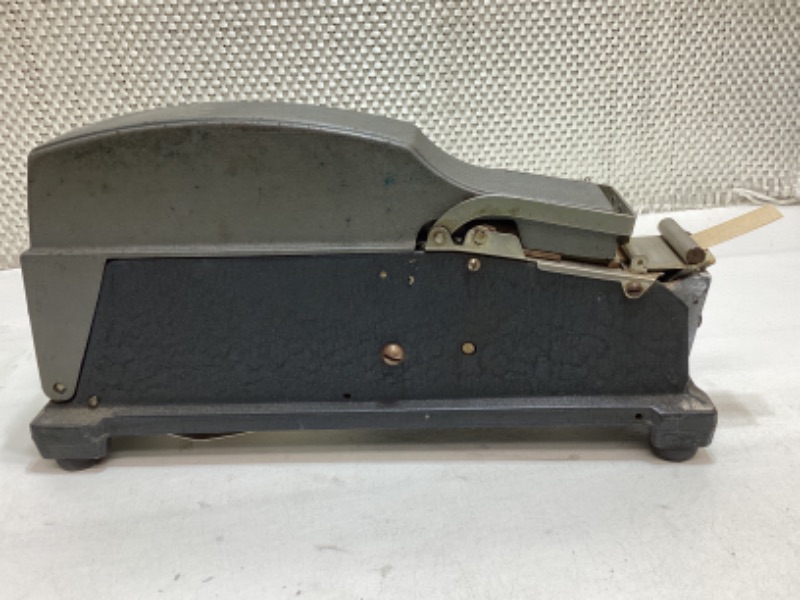 Photo 1 of VINTAGE GUMMED TAPE DISPENSER - HAND TAPER PACKAGING MACHINE