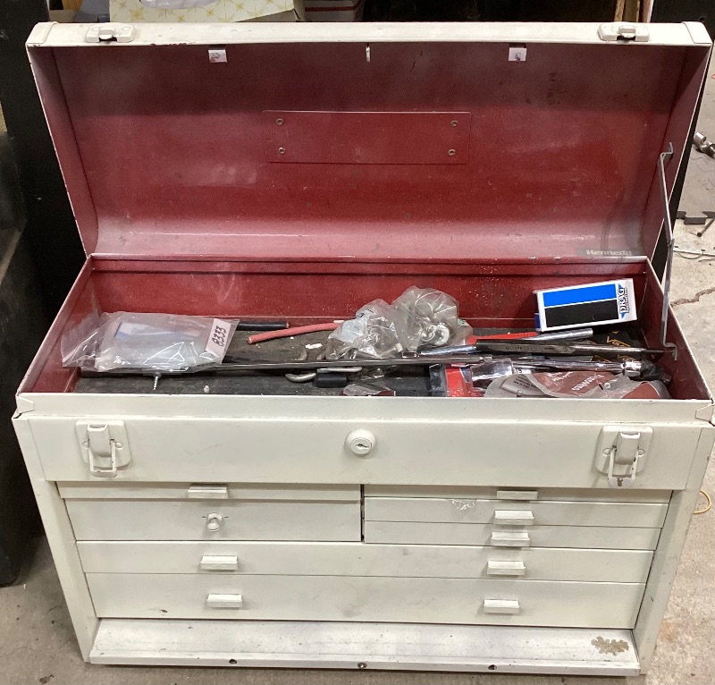 Photo 2 of VINTAGE KENNEDY TOOLBOX WITH SOME TOOLS