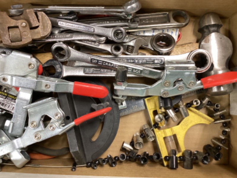 Photo 3 of ASSORTMENT OF TOOLS…. SOME CRAFTSMAN AND MORE