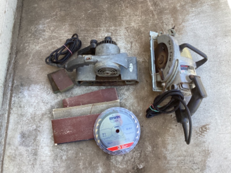Photo 1 of CRAFTMANS SANDER & SKILL SAW