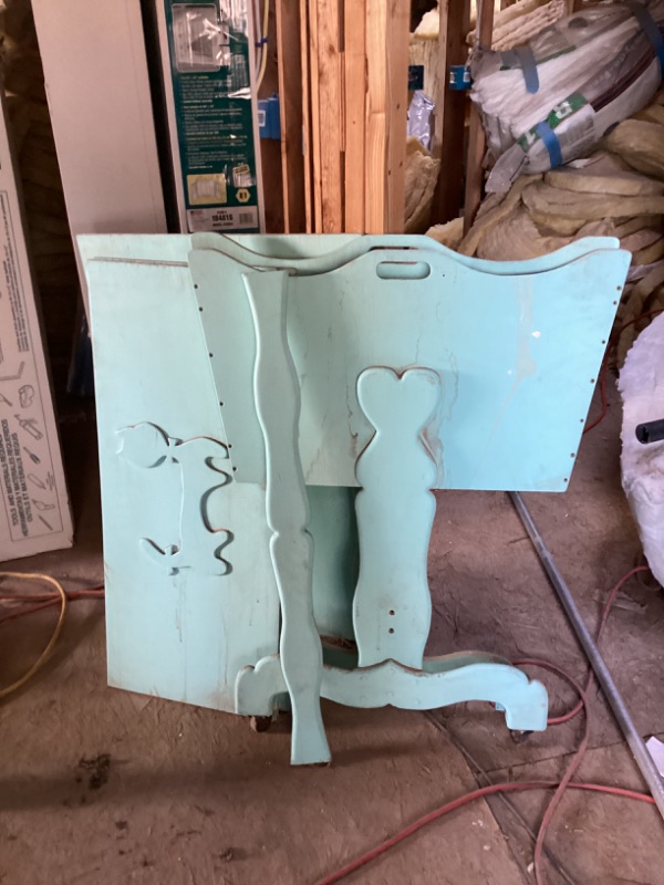 View 1 of VINTAGE BASSINET- NEEDS TO BE PUT TOGETHER MAYBE PIECES MISSING