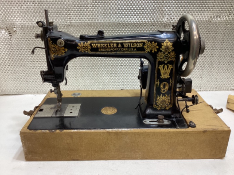 Photo 1 of ANTIQUE WHEELER & WILSON SEWING MACHINE  #3105663