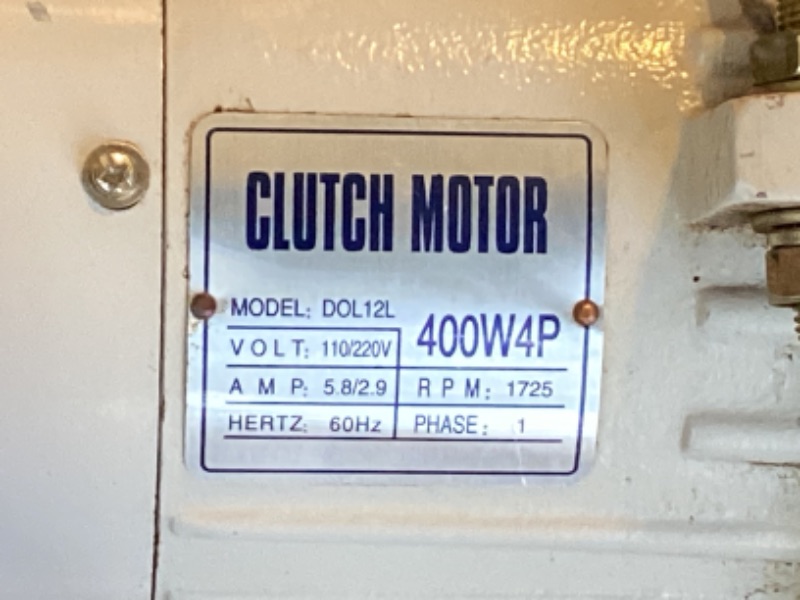 Photo 2 of CLUTCH MOTOR MODEL DOL12L 400WP