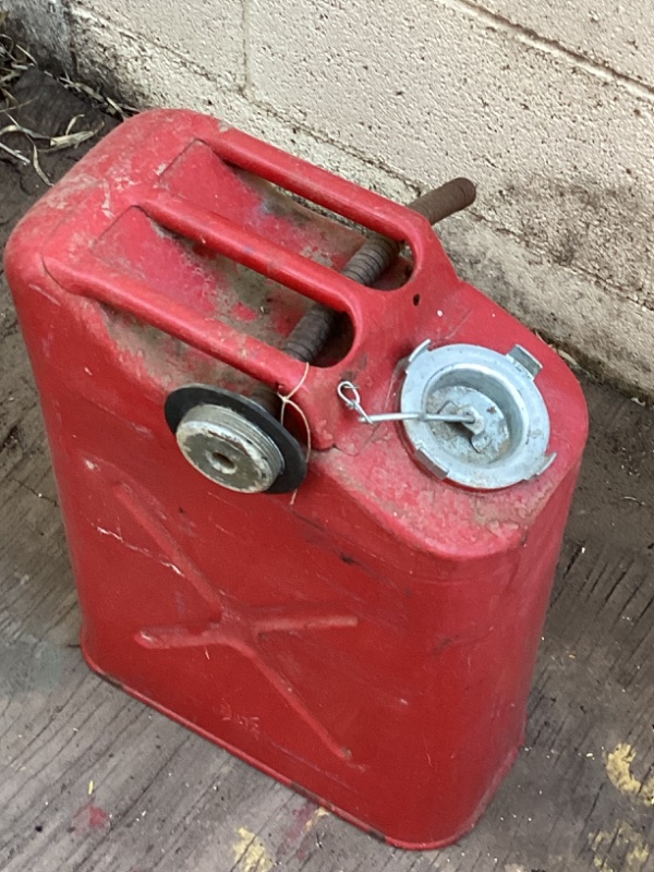 Photo 1 of VINTAGE METAL GAS CAN ‘