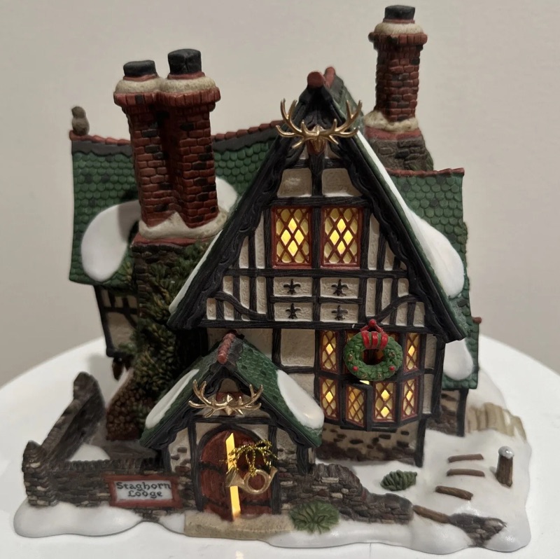 Photo 1 of DEPARTMENT 56 DICKENS VILLAGE STAGHORN LODGE ISSUED 1999 RETIRED 2002