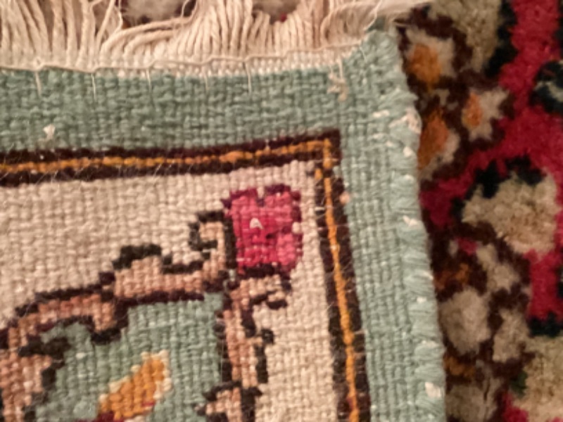 Photo 1 of ANTIQUE HAND KNOTTED PERSIAN RUG 1940S 80x48
