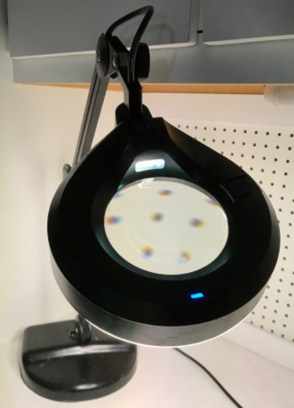 Photo 2 of LUXO MAGNIFYING WORK LAMP