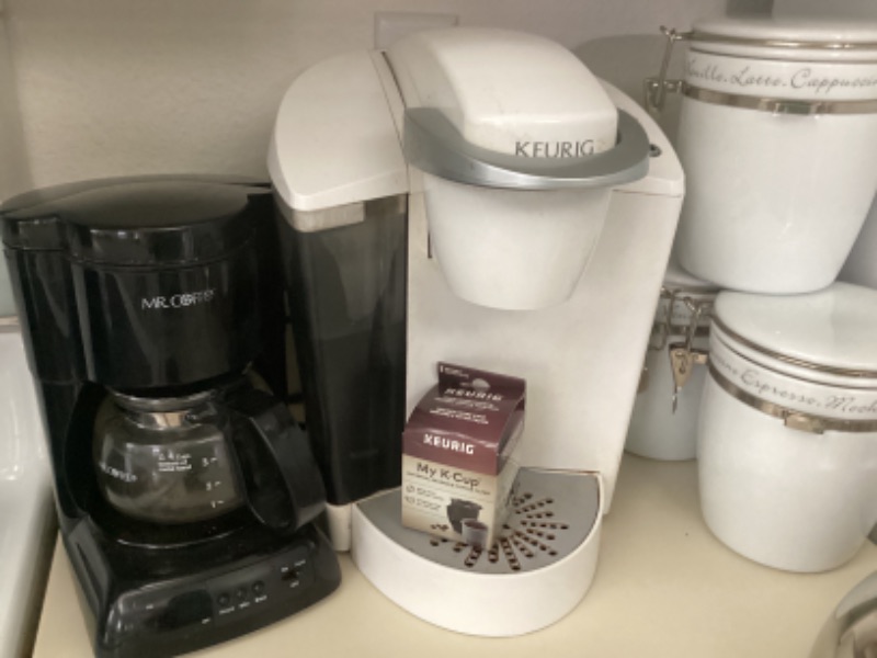 Photo 2 of KEURIG COFFEE MAKER & MR. COFFEE 4 CUP COFFEE MAKER