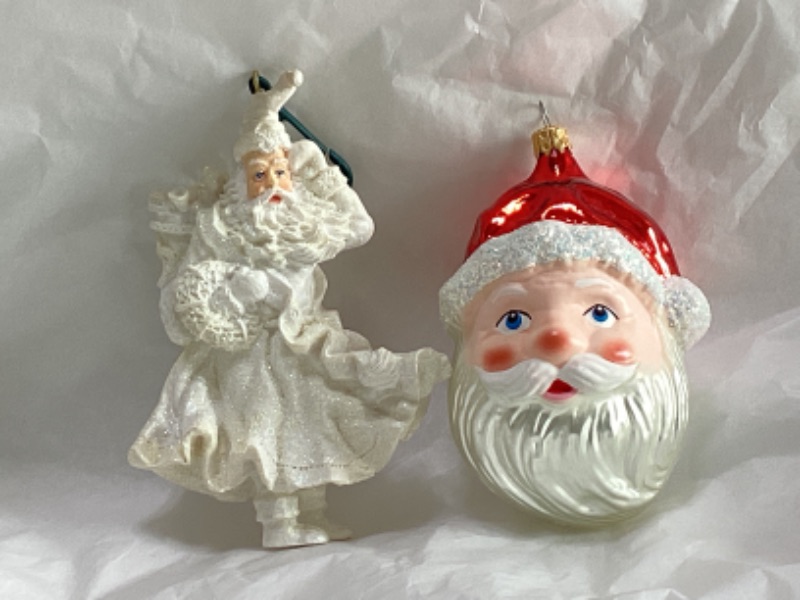 Photo 4 of MIA RED SANTA WIZARD ORNAMENT MOUTH BLOWN HAND PAINTED GLASS MADE IN POLAND & MORE