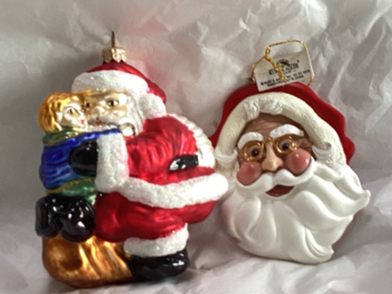 Photo 3 of MIA RED SANTA WIZARD ORNAMENT MOUTH BLOWN HAND PAINTED GLASS MADE IN POLAND & MORE