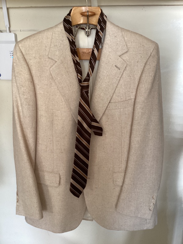 Photo 2 of 4- MENS SUIT JACKETS (VINTAGE DESMONDS & NORDSTROMS) SIZE MEDIUM / LARGE 