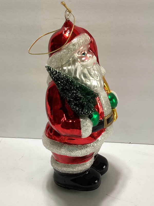 Photo 4 of DEPT 56 TALL GLASS SANTA