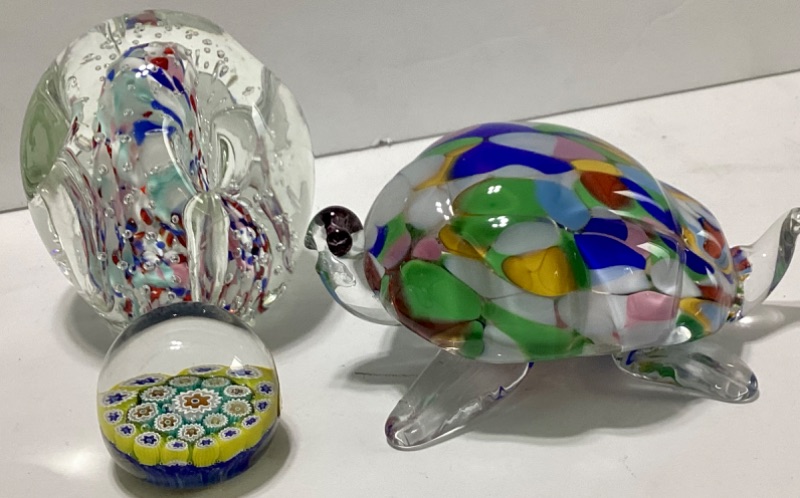 Photo 1 of ITALIAN ART GLASS PAPER WEIGHTS AND MORE