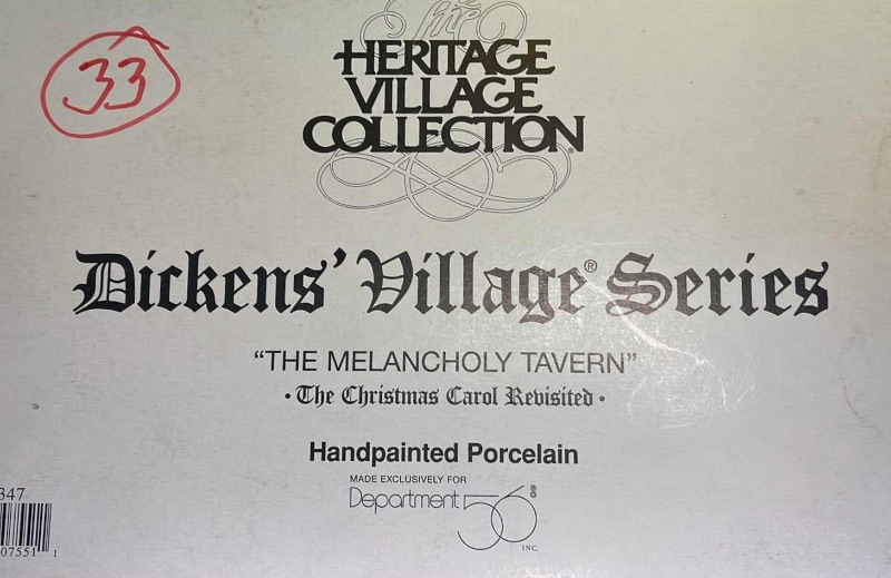 Photo 3 of HERITAGE VILLAGE COLLECTION DICKENS VILLAGE SERIES LOT OF 4