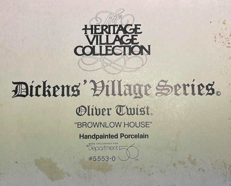 Photo 5 of HERITAGE VILLAGE COLLECTION DICKENS VILLAGE SERIES LOT OF 4