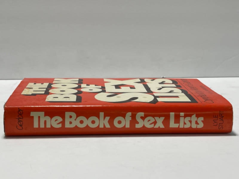 Photo 2 of FIRST EDITION THE BOOK OF SEX LISTS BY ALBERT B GERBER