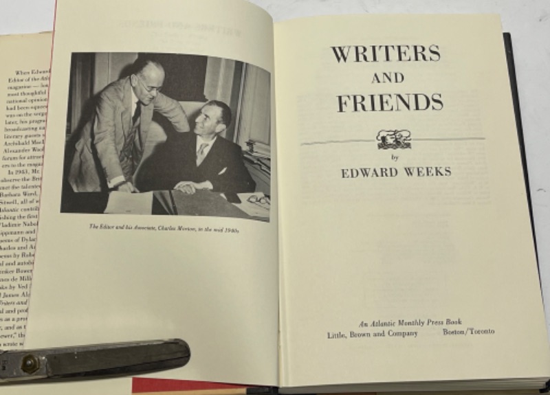 Photo 2 of FIRST EDITION WRITERS AND FRIENDS BY EDWARD WEEKS