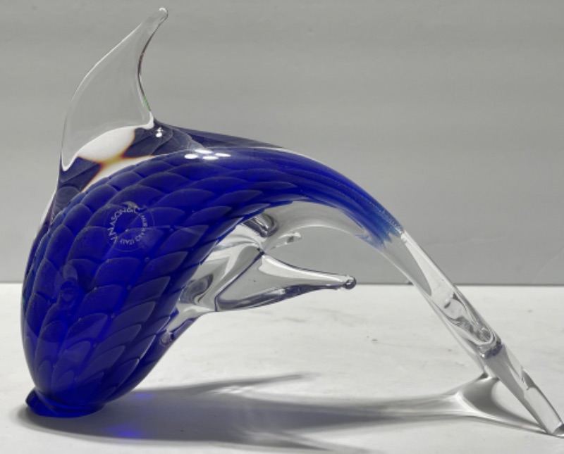 Photo 2 of GLASS DOLPHIN PAPERWEIGHT