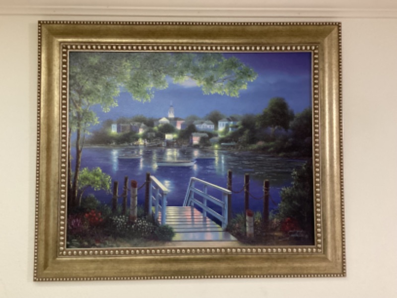 Photo 1 of FRAMED  OIL ON CANVAS SIGNED BY ARTIST 37”x31”