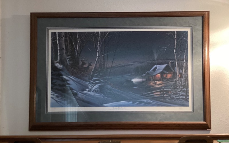 Photo 1 of “EVENING WITH FRIENDS “ LIMITED EDITION , NUMBERED AND SIGNED FRAMED PRINT BY TERRY REDLIN