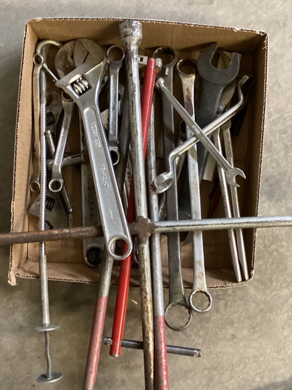 Photo 3 of COLLECTION OF WRENCHES AND OTHER TOOLS