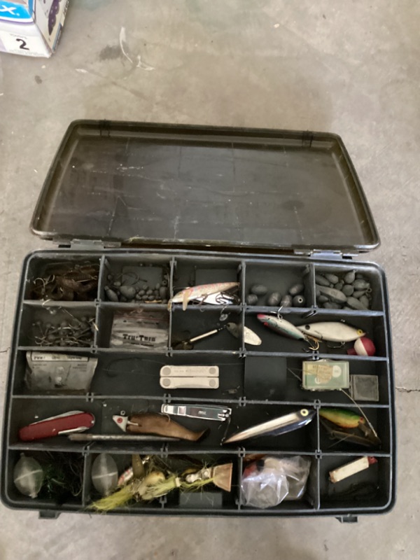 Photo 4 of FISHING TACKLE BOX W/ EXTRAS