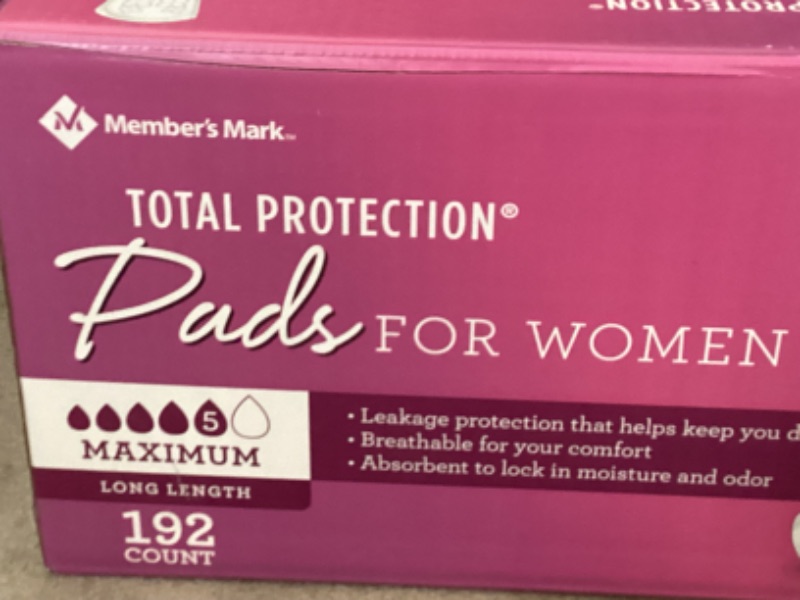 Photo 2 of NIB TOTAL PROTECTION PADS FOR WOMEN