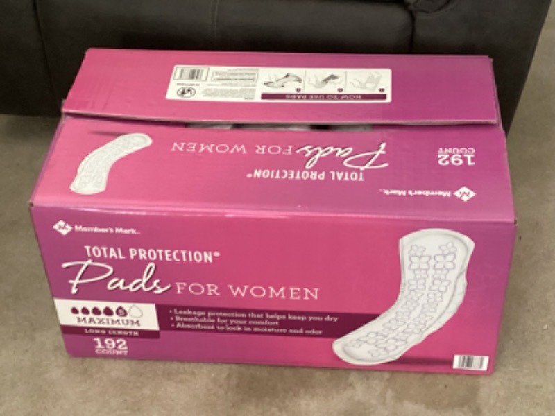 Photo 1 of NIB TOTAL PROTECTION PADS FOR WOMEN