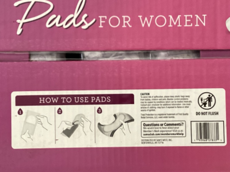 Photo 4 of NIB TOTAL PROTECTION PADS FOR WOMEN