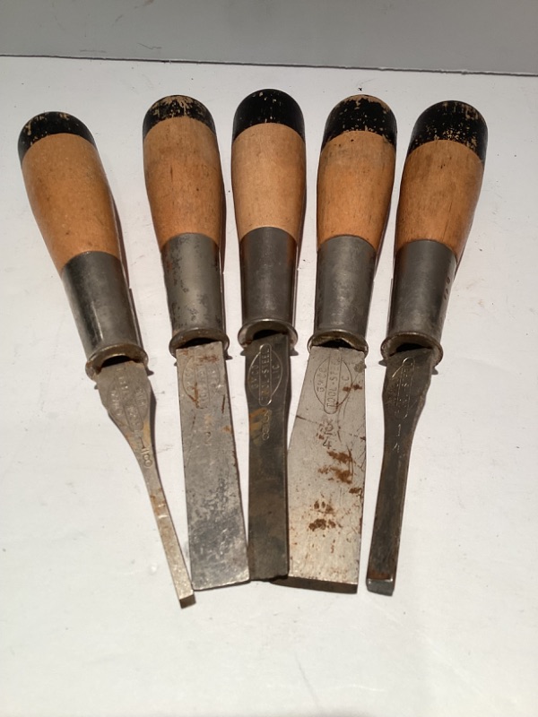 Photo 1 of GMCO ANTIQUE WOODEN  HANDLED TOOLS