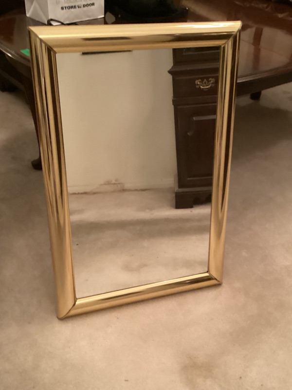 Photo 1 of GOLD FRAMED MIRROR