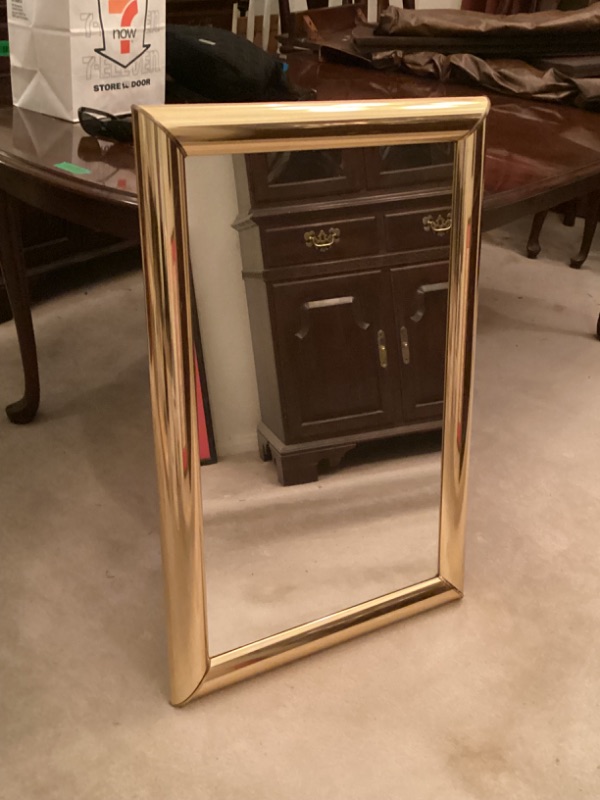 Photo 2 of GOLD FRAMED MIRROR