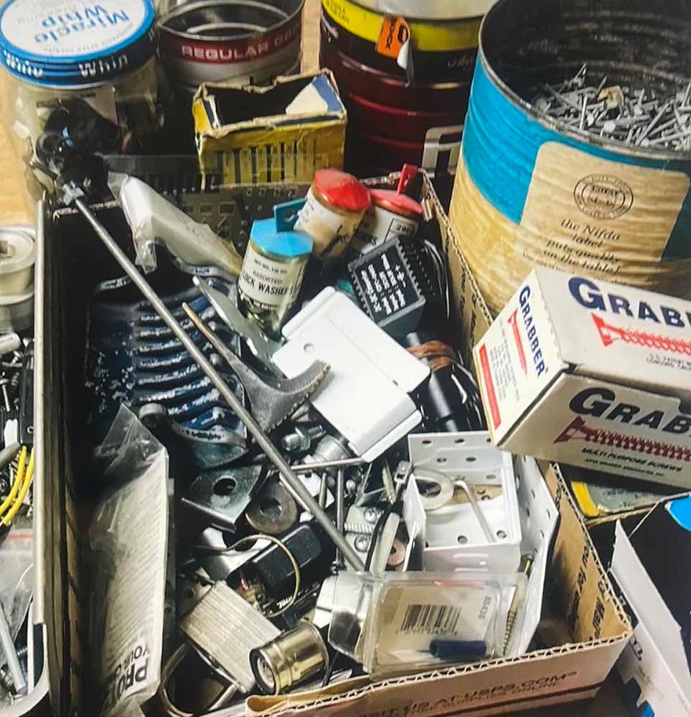 Photo 1 of ASSORTED HARDWARE, NAILS, SCREWS & MORE