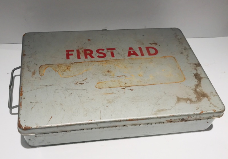 Photo 1 of VINTAGE FIRST AID KIT WITH CONTENTS