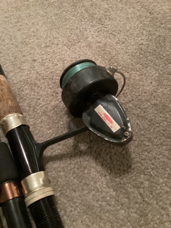 Photo 2 of 4 VINTAGE FISHING POLLS  AND 1 REEL