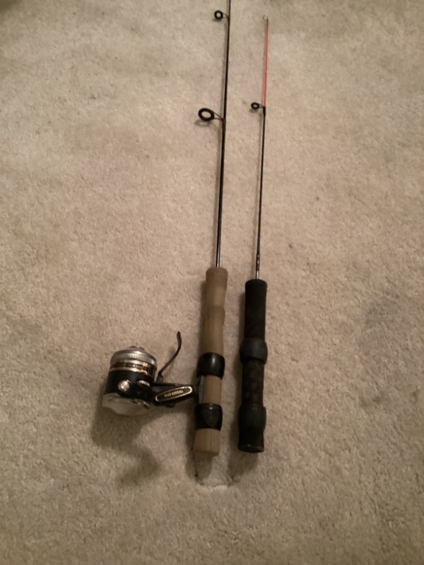 Photo 1 of VINTAGE FISHING POLES AND REEL