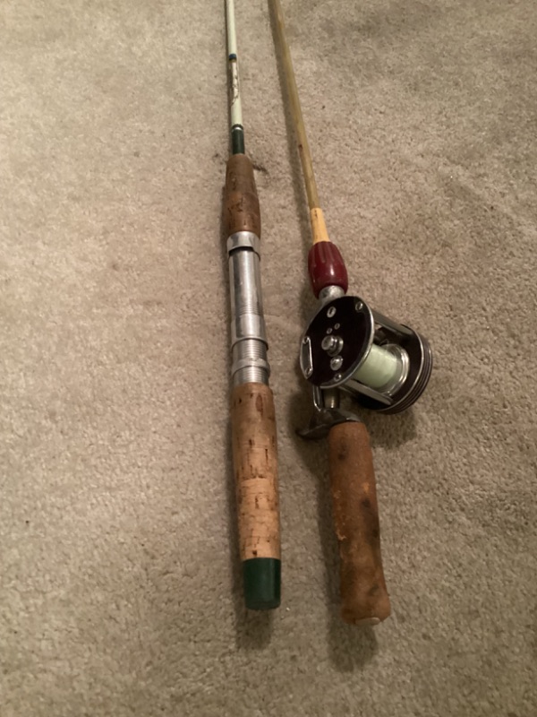 Photo 2 of VINTAGE FISHING POOLS AND REEL