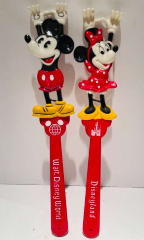 Photo 1 of DISNEY MICKEY & MINNIE BACK SCRATCHERS