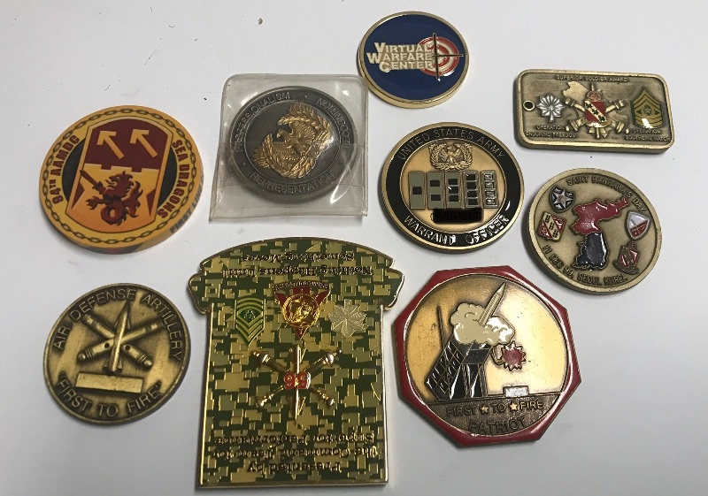 Photo 2 of MILITARY CHALLENGE COINS / TOKENS - MORE OF THIS COLLECTION IN AUCTION 
