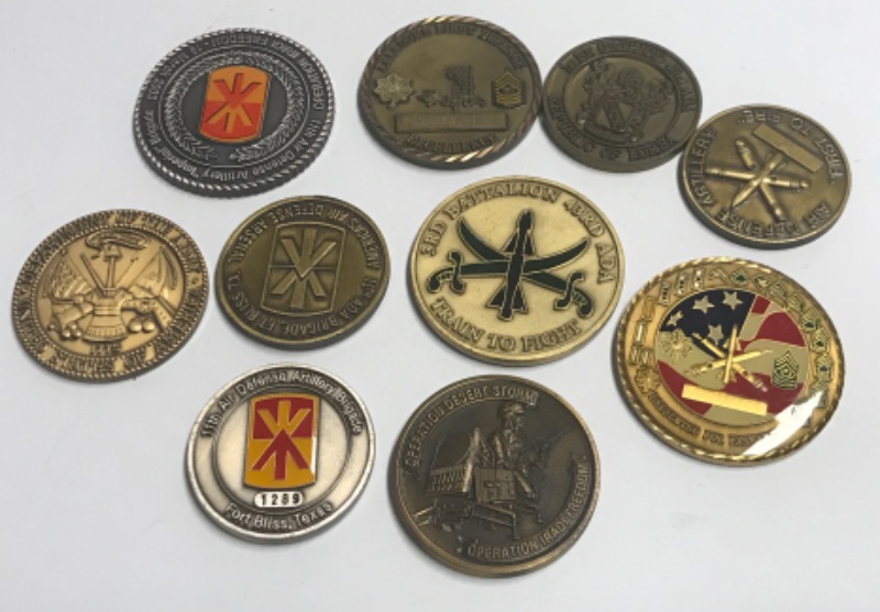 Photo 2 of MILITARY CHALLENGE COINS/ TOKENS - MORE OF THIS COLLECTION IN AUCTION 