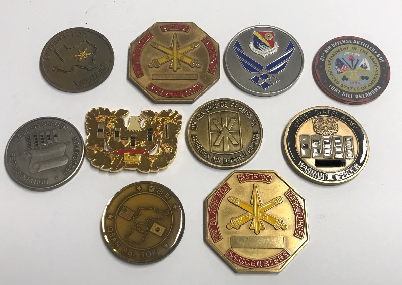 Photo 2 of MILITARY CHALLENGE COINS/ TOKENS- MORE OF THIS COLLECTION IN AUCTION 