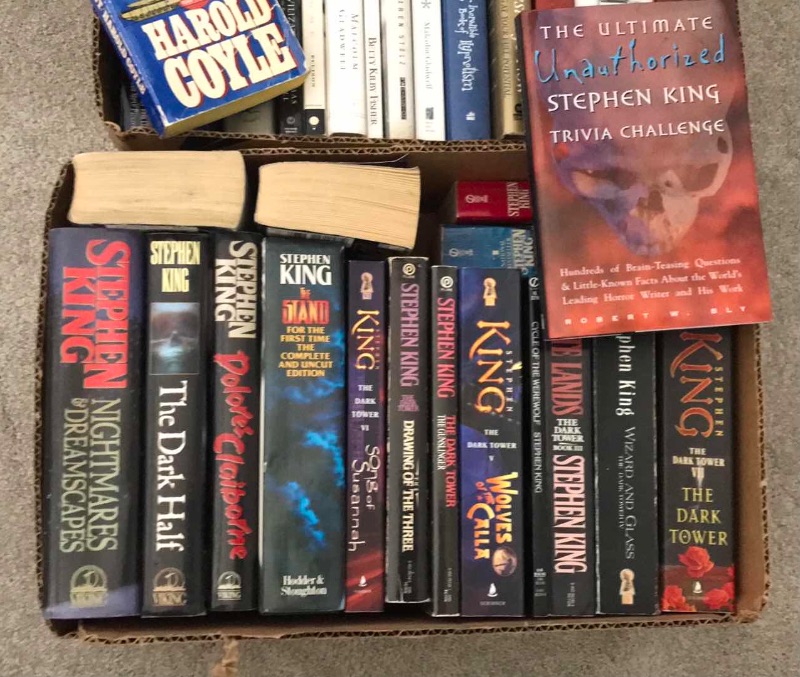 Photo 1 of COLLECTION OF STEPHEN KING BOOKS & MORE 