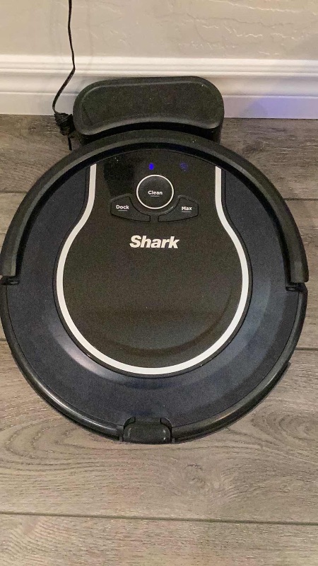 Photo 6 of SHARK ION ROBOT VACUUM CLEANER- CLEANS MULTIPLE SURFACES WORKS WITH ALEXA AND WI-FI - LIKE NEW 